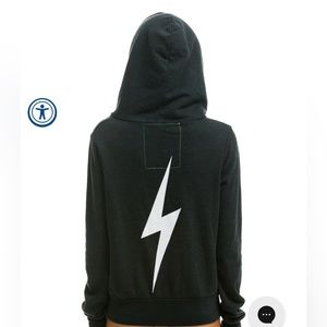 Aviator nation zip up hoodie